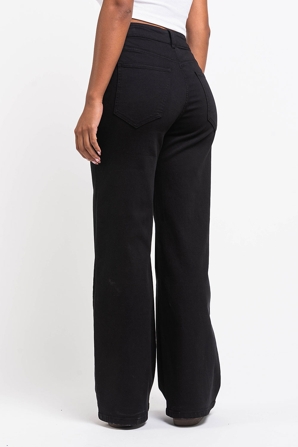 Disa 01High Straight Jeans - Black
