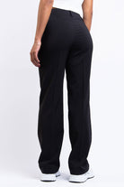 Nova 02High Straight Suit Pants - Black