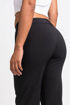 Nova 04Low Straight Suit Pants - Black