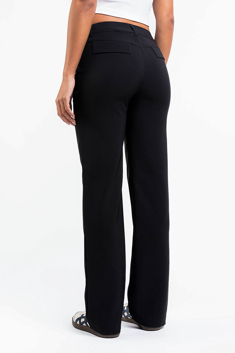 Drew 03Mid Straight Suit Pants - Black