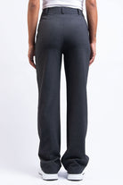 Nova 02High Straight Suit Pants - Dark Grey