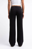 Drew 01Low Straight Suit Pants - Black