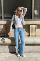 Mel 03Low Straight Lounge Pants - Bleach Blue