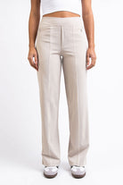 Holly 02High ActiveFlex Straight Pants - Beige