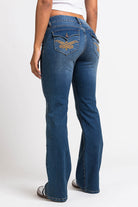 Claire 02Low Bootcut Jeans - Vintage Blue