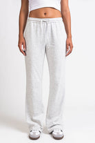 Eyla 01Mid Straight Lounge Pants - Light Grey