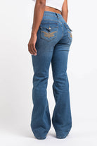 Claire 02Low Bootcut Jeans - Blue