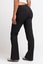Bonnie 03Low Bootcut Suit Pants - Black