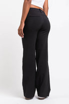 Bonnie 01Low Straight Suit Pants - Black