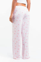 Mel 09Mid Straight Lounge Pants - Bow