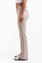 Bonnie 03Low Bootcut Suit Pants - Beige
