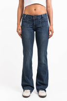Claire 04Low Bootcut Jeans - Vintage Blue