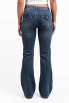 Claire 04Low Bootcut Jeans - Vintage Blue