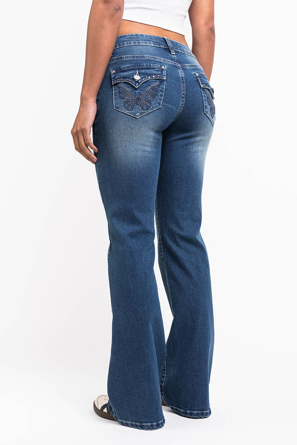 Taylor 04Low Bootcut Jeans - Blue